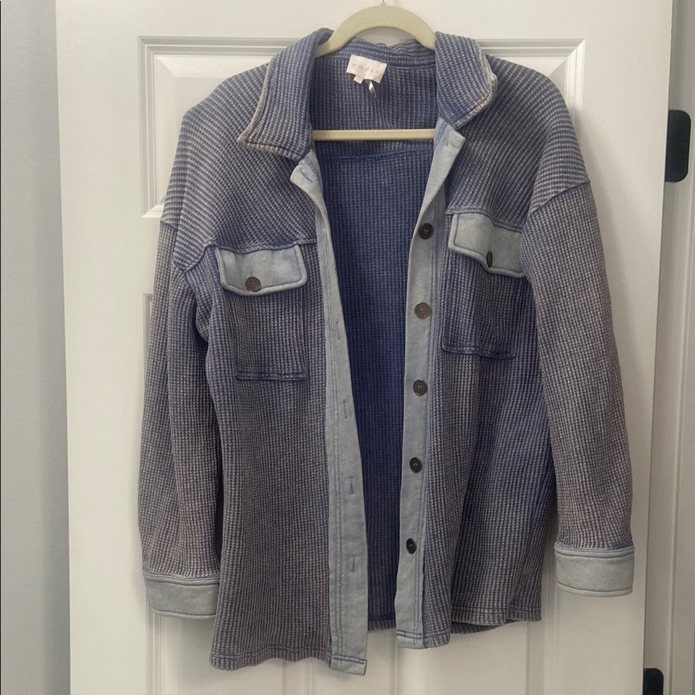 Entro Blue Shacket NWOT